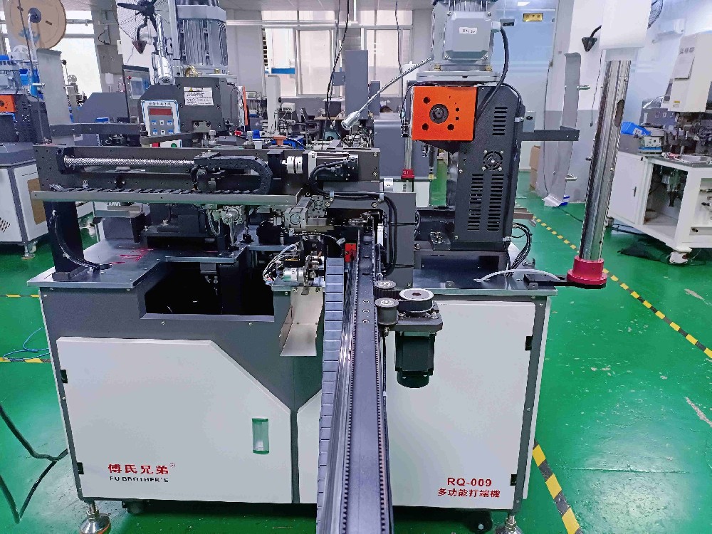 全自動并線打端子機，排線打端機，護套線靜音端子機